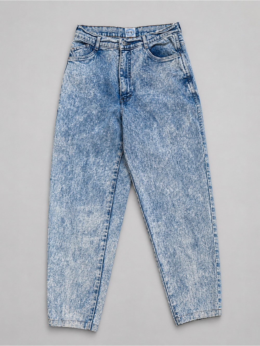 Vintage Jordache High-Rise Acid Wash Light Blue Jeans